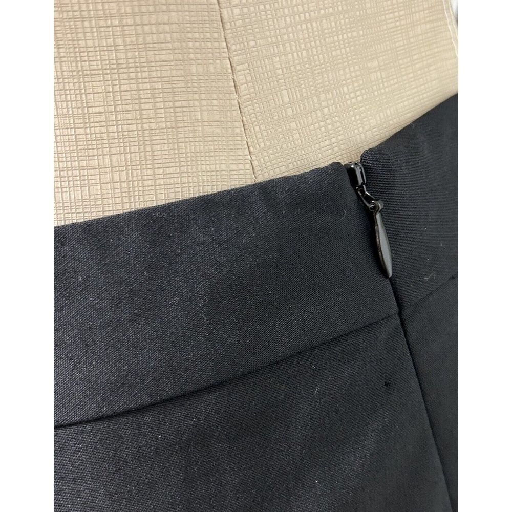 LAFAYETTE 148 New York $298 Black‎ Virgin Wool Classic Pencil Skirt Size 12 EUC - Picture 10 of 12